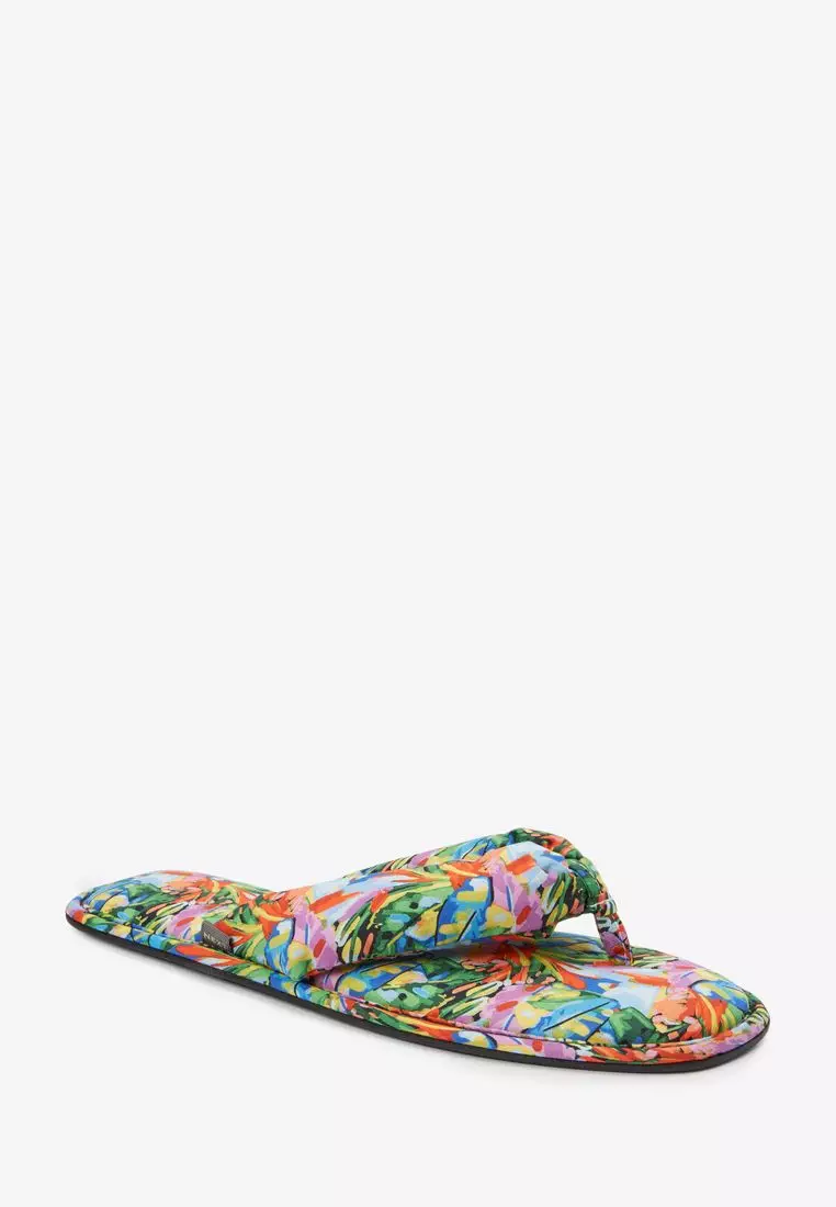 Buy NEXT Linen Blend Flip Slippers | Malaysia