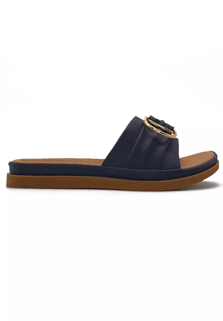 Discount on POLO HILL  shoes - SKU: POLO HILL Ladies Single Band Wide Base Slide Sandals