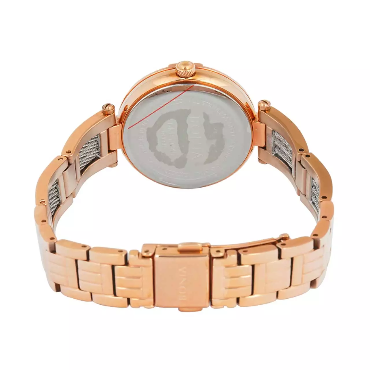 Bonia Jam Tangan Wanita - Rosegold - Stainless Steel - B10849-2577S