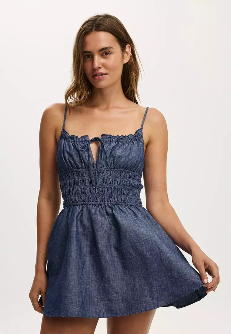 Haven Strappy Mini Dress