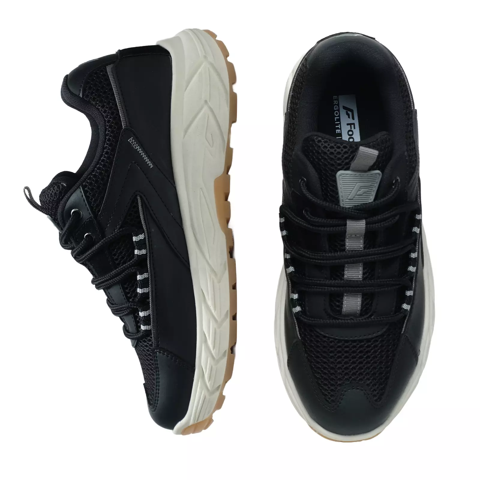  Footstep Footwear Sepatu Pria Sneakers Clover Onyx Black White Original Shoes