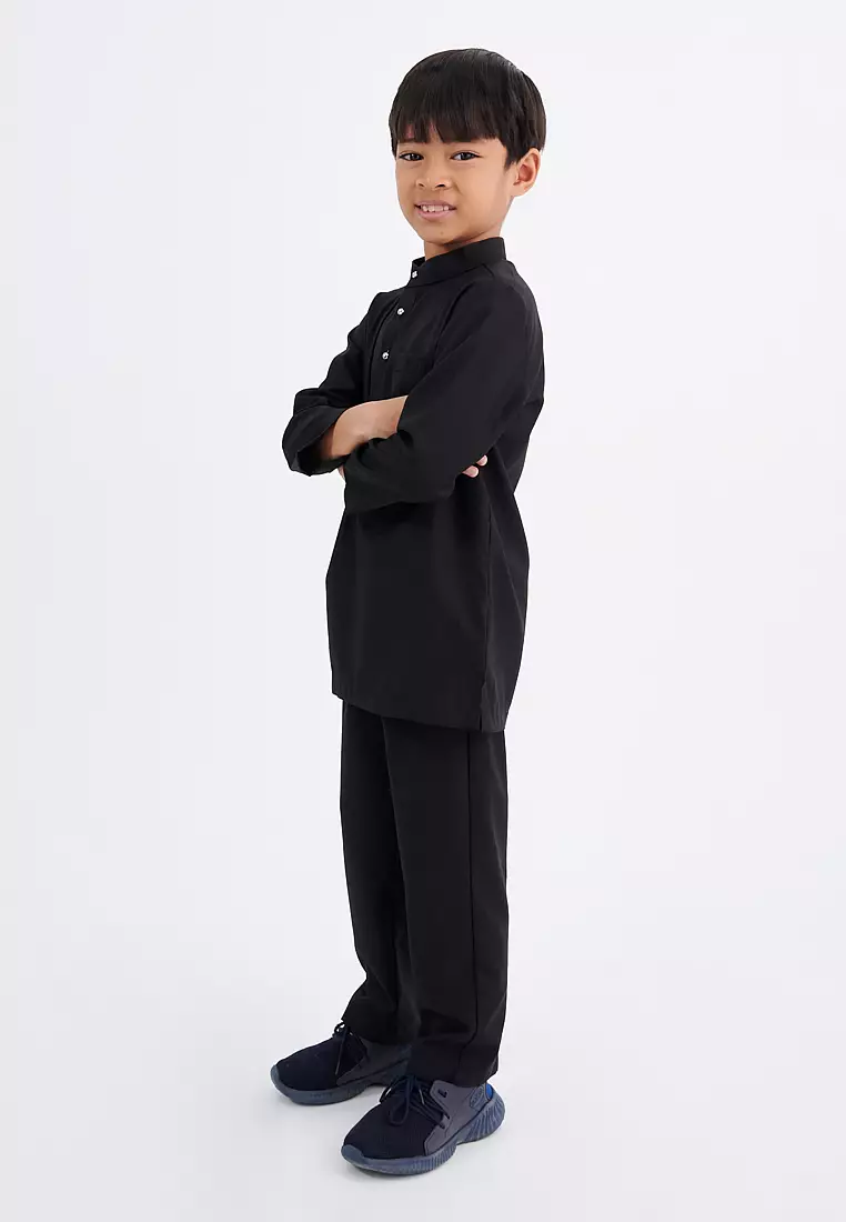 Gene Martino - Daris Baju Kurta Slim Fit Sedondon – Kids 1143
