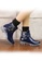 Twenty Eight Shoes blue VANSA Shiny Short Rain Boots VSW-R610 CFAEBSH1CCE70BGS_4
