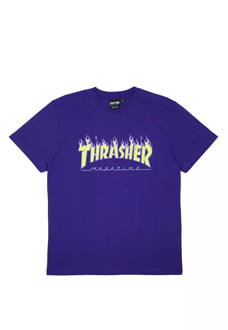 Neon store thrasher shirt