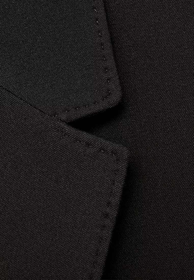 Straight-Fit Suit Jacket