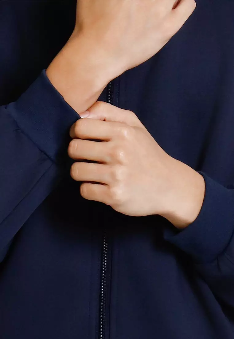 Forest Roman Hooded Spring And Autum Jacket - 30402-33Navy