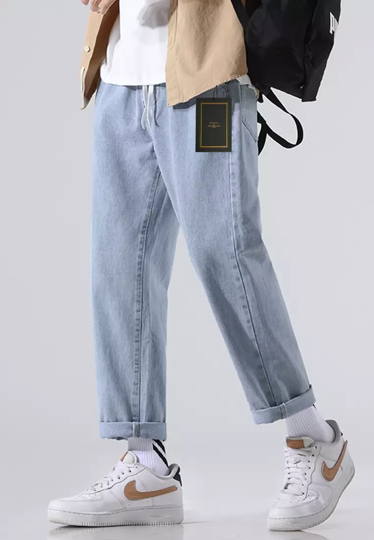 Tapered Washed Jeans AY-LS336