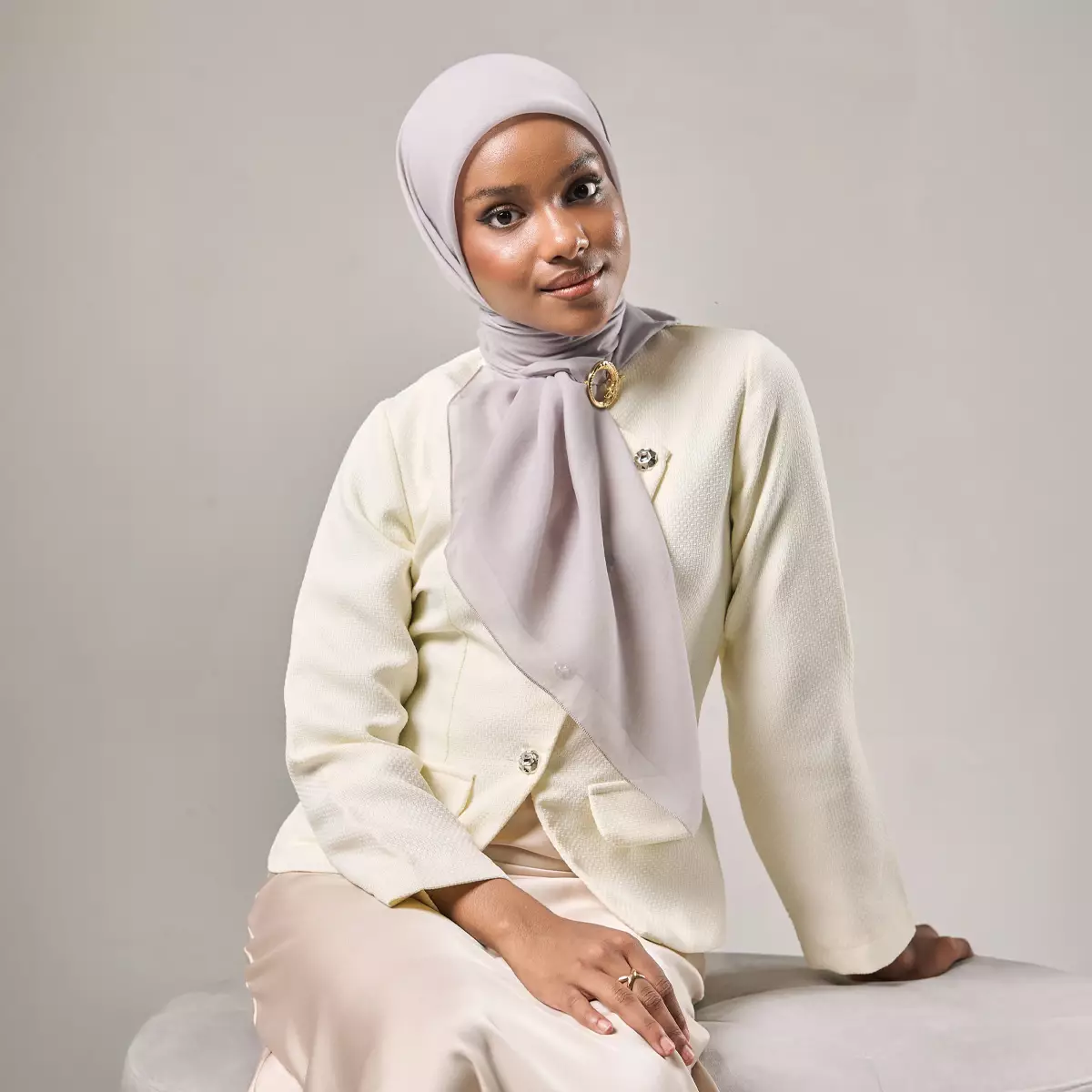 [New Collectio] ZM Zaskia Mecca - Hijab Paris Premium Cloud | Bahan Adem, Fine Stitch, Mudah Dibentuk & Classy