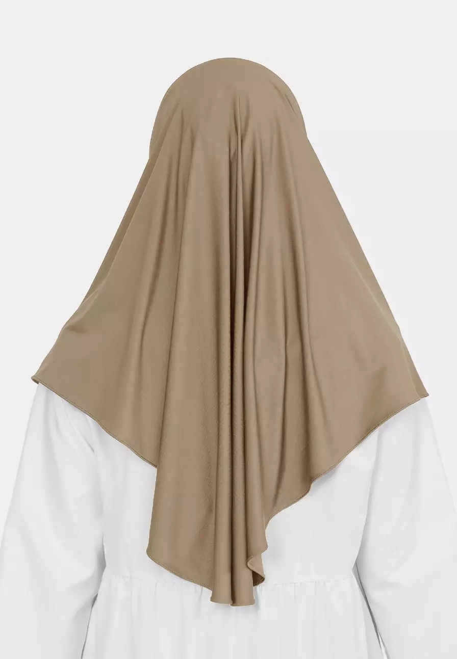 Cotton Bee - Atiyah Bergo Anak | Hijab Instan Anak - Chai Tea - XL