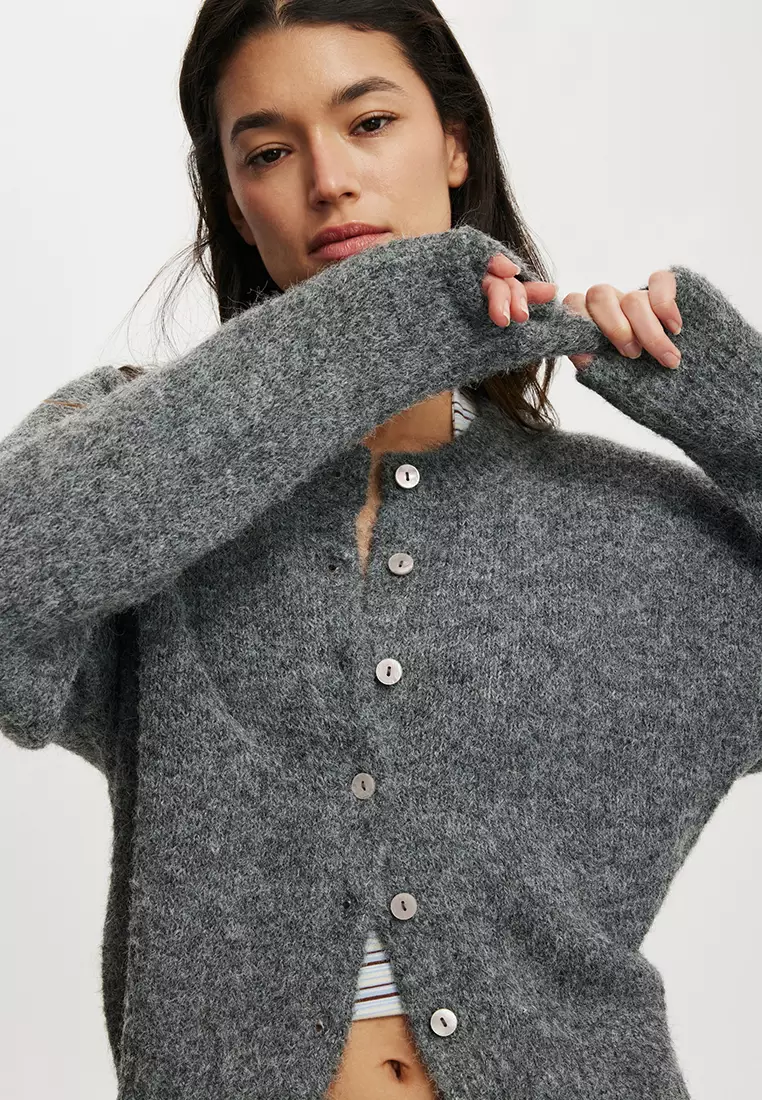 Lofty Luxe Crew Cardigan