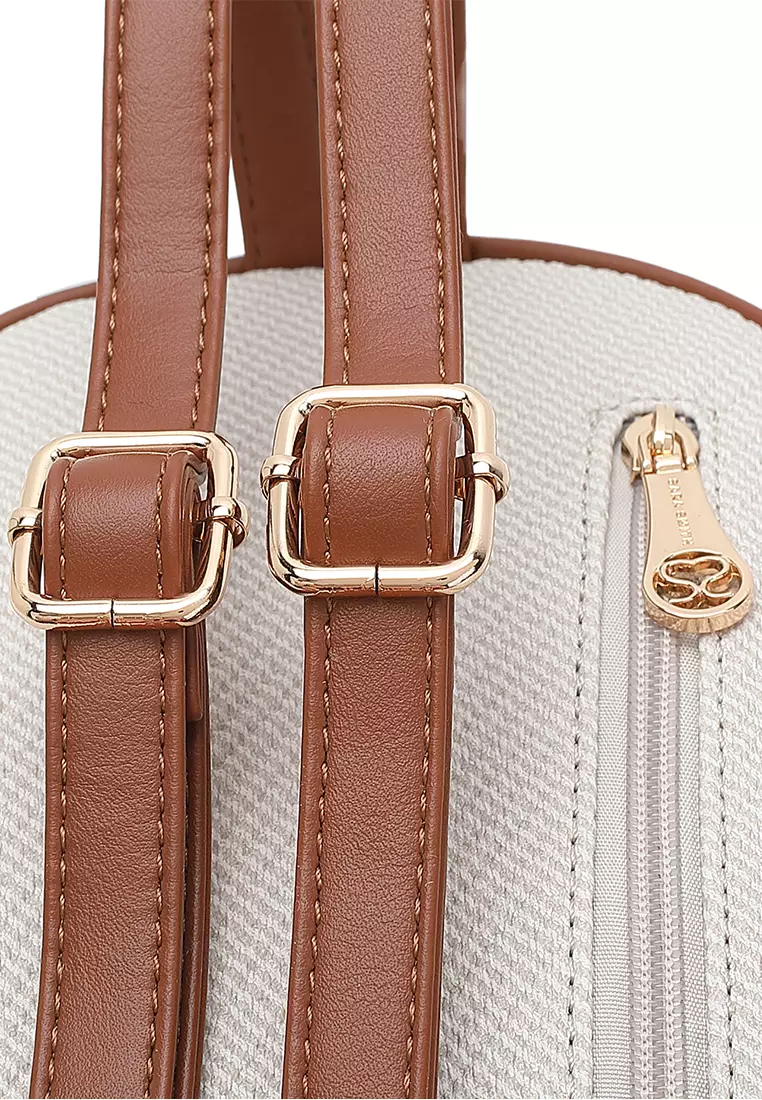 Women's Mini Backpack (Tas Ransel Wanita & Tas Punggung Wanita) - Putih