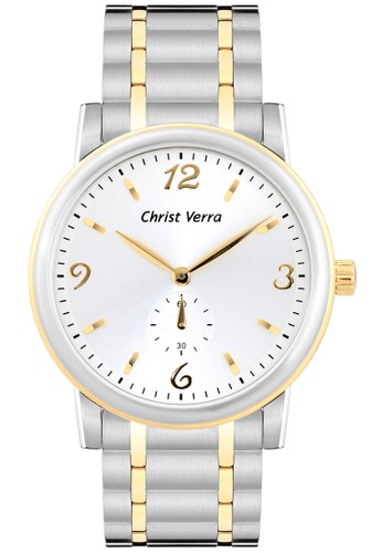 Christ Verra Fashion Women's Watch CV 2049L-13 SLV/SG White Silver Gold Stainless Steel