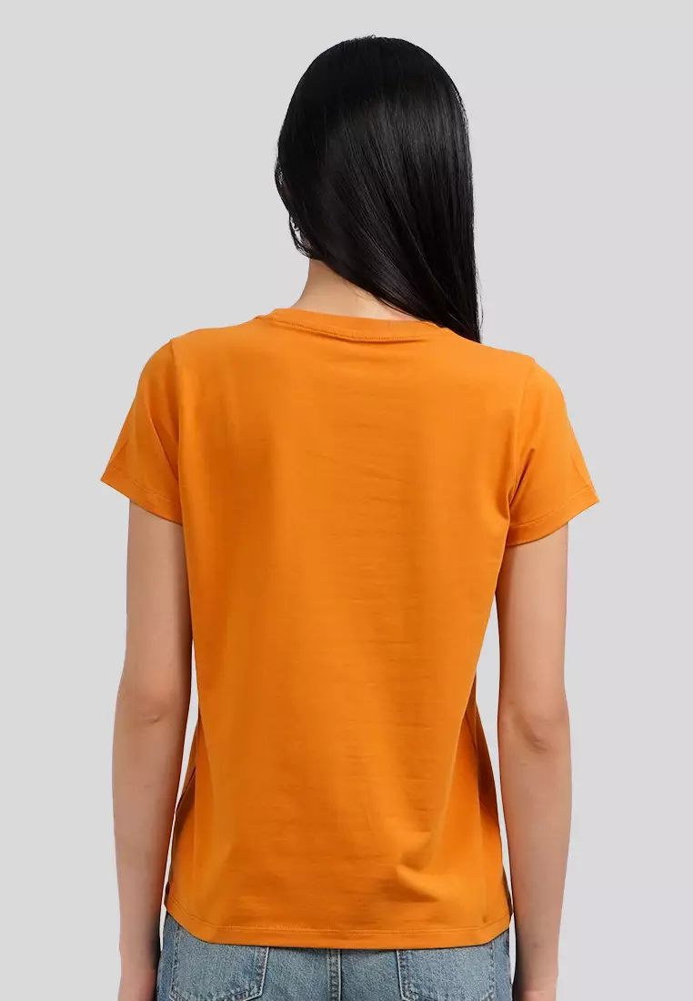 Basic Round Neck Cotton T-Shirt