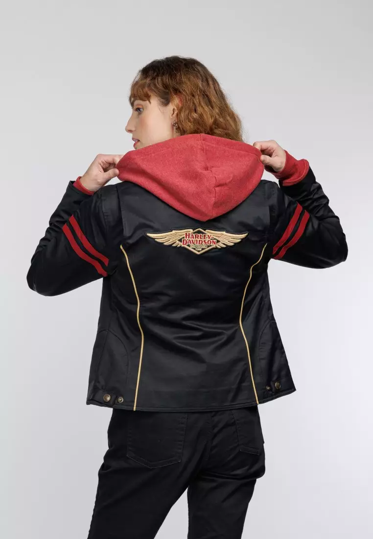 Red harley davidson discount jacket