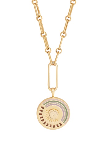 Wanderlust + Co gold Spinning Rainbow Gold Necklace 2075AAC46868C8GS_1