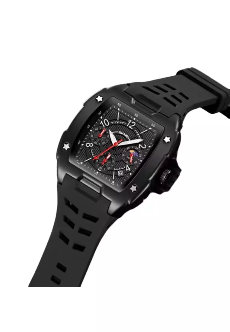 Jam Tangan Analog Pria Sporty 9345 ORIGINAL - Black