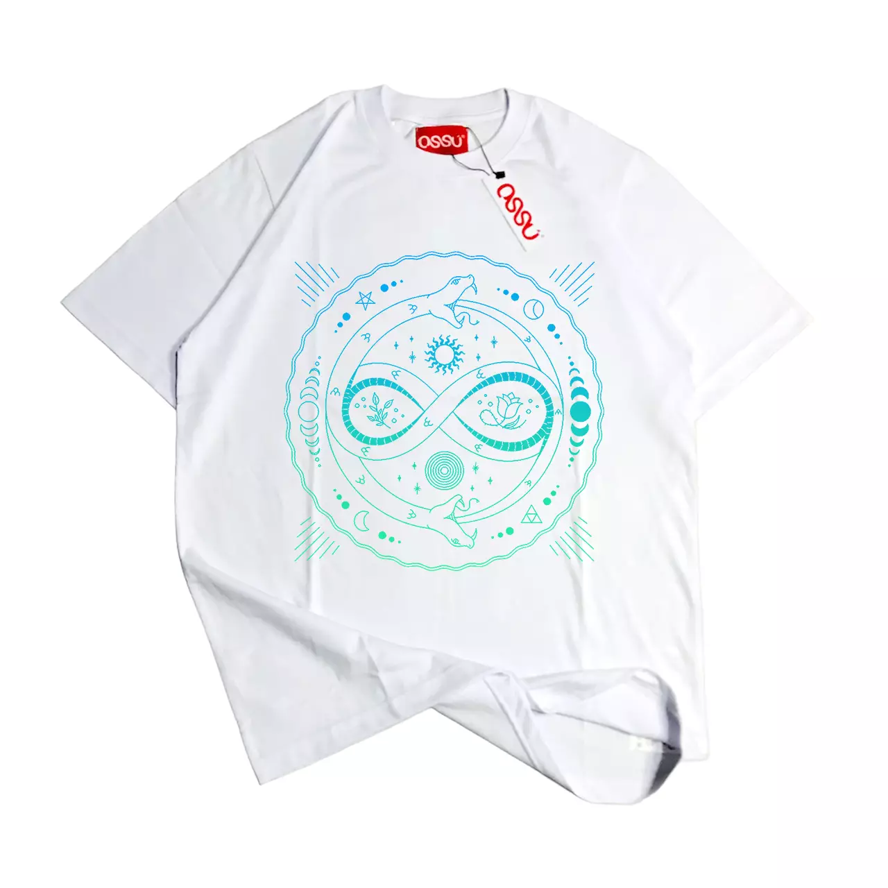 Ossu Ouroboros - Symbol White Tshirt