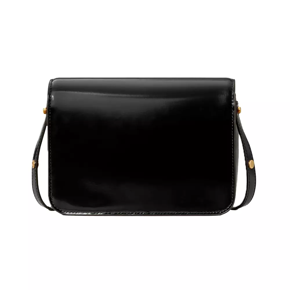 Robinson Spazzolato Convertible Shoulder Bag Black