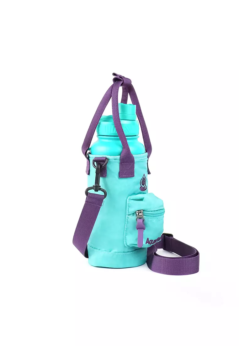 32oz Bottle Bag Teal/Violet