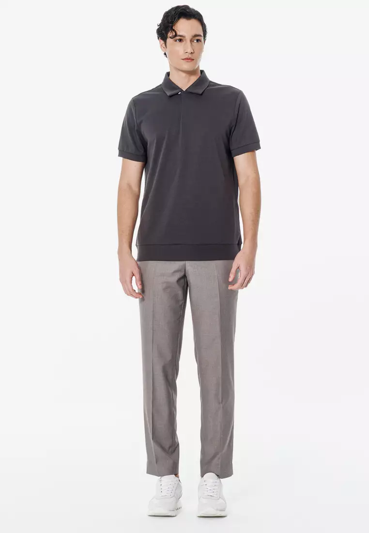 Vanilla Collar Strap POLO Shirt