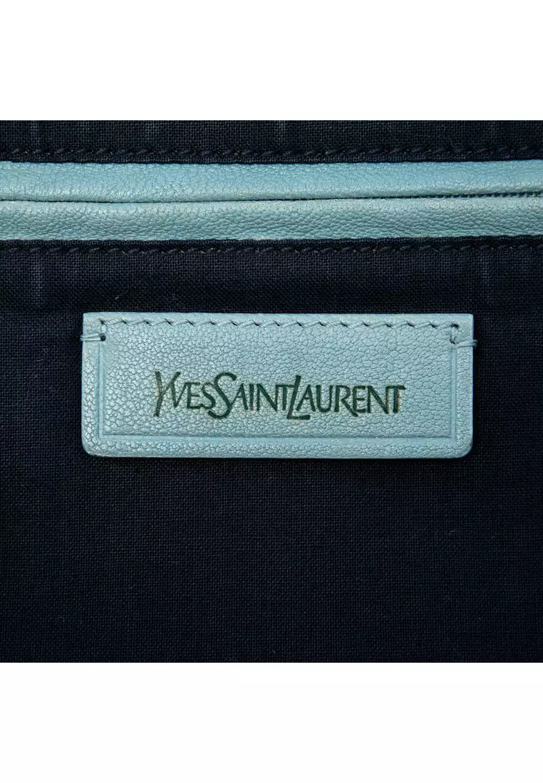 Pre-Loved Saint Laurent Large Leather Cabas Chyc Satchel