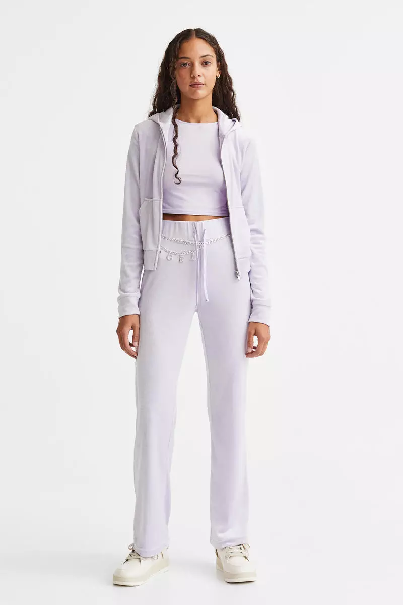 velour tracksuit h&m