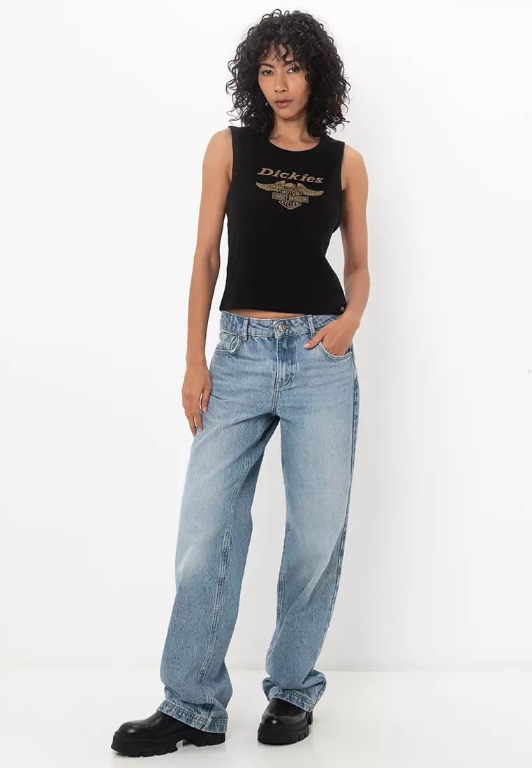 Dickies x H-D® Racerback Cropped Eagle Tank