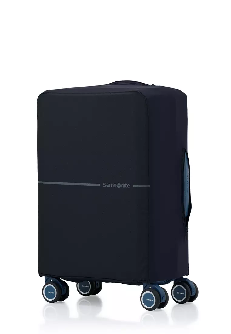 TRAVEL ESSENTIALS FLD. LUGGAGE COVER CABIN - BLACK