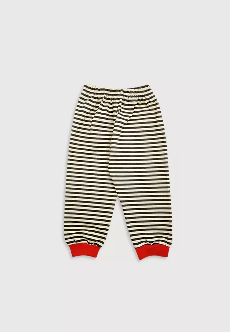 Wakakids Baju Bayi Anak Laki Laki Setelan Celana Jogger Fisherman 3209 Merah
