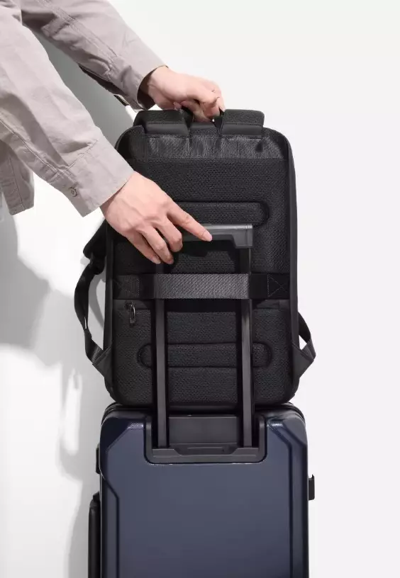 BANGE BG7802 Tas Ransel Tas Laptop Pria Backpack Pria 15.6 Inch-BLACK