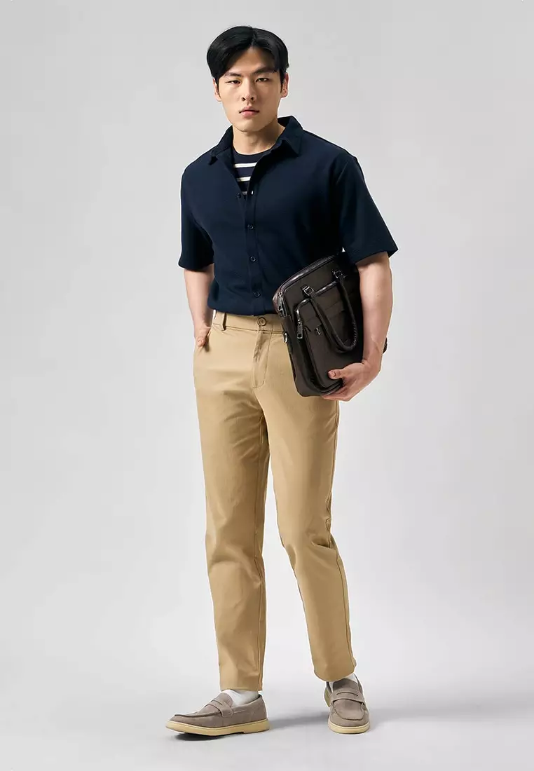 Textured Short Sleeve Shirt