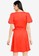 Springfield red Short Sustainable Viscose Dress 79DE1AA3BA84EDGS_2