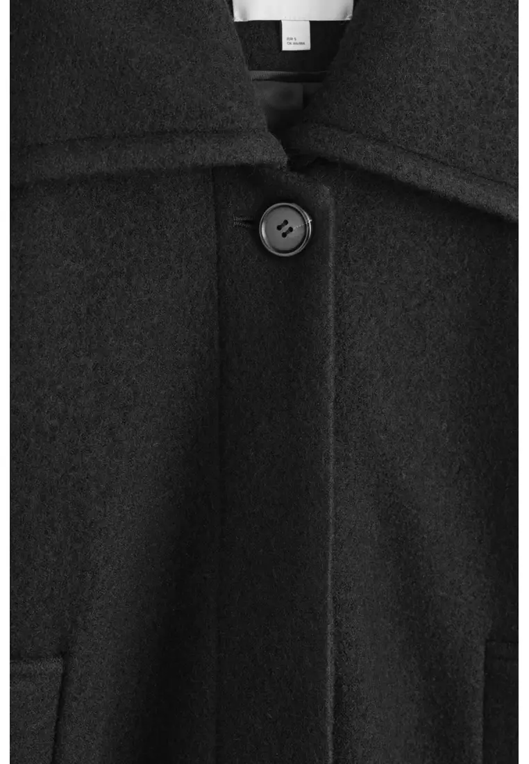OVERSIZED BOILED-WOOL JACKET