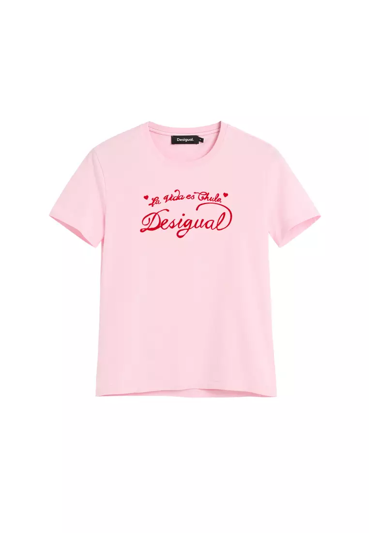 Desigual Flock Print T-Shirt