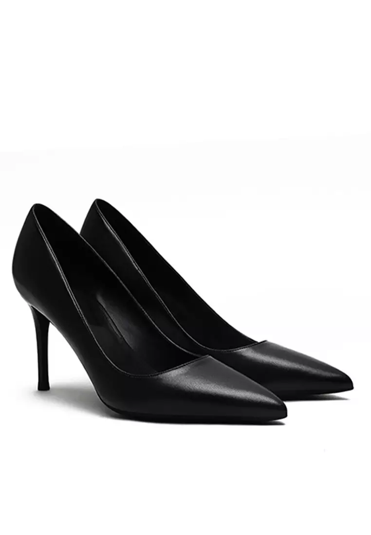 8CM Uniform Pointed High Heel Shoes HZL181