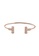 Her Jewellery pink and gold Hermies Bangle (Rose Gold) - Made with premium grade crystals from Austria HE210AC23KVOSG_1