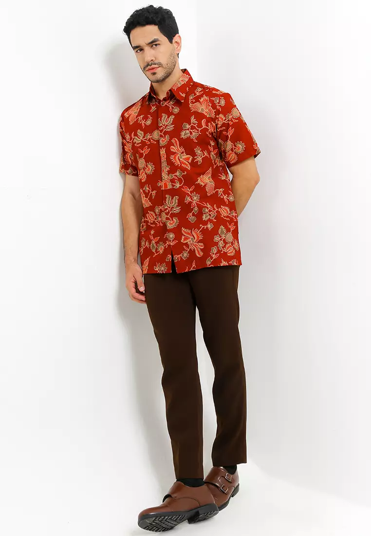 Hem Body Fit Batik Jam Gadang