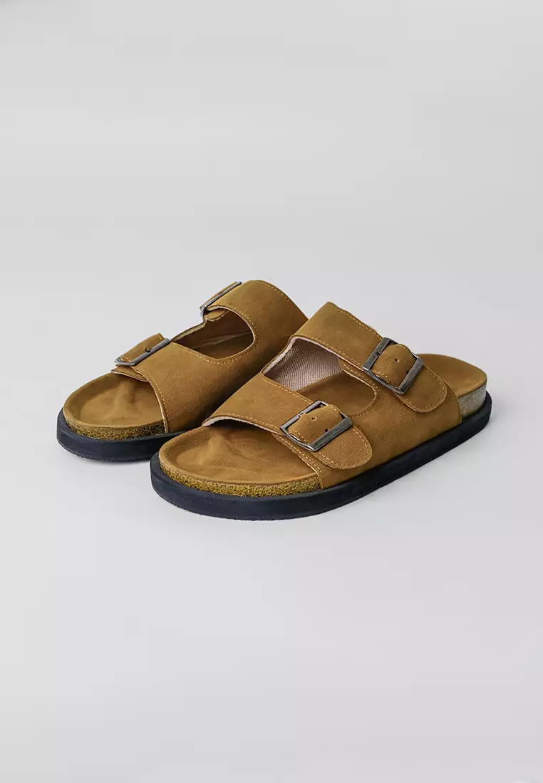 Pamole Sandal Wanita Kekinian Sendal Cewek - Magi Series Coklat