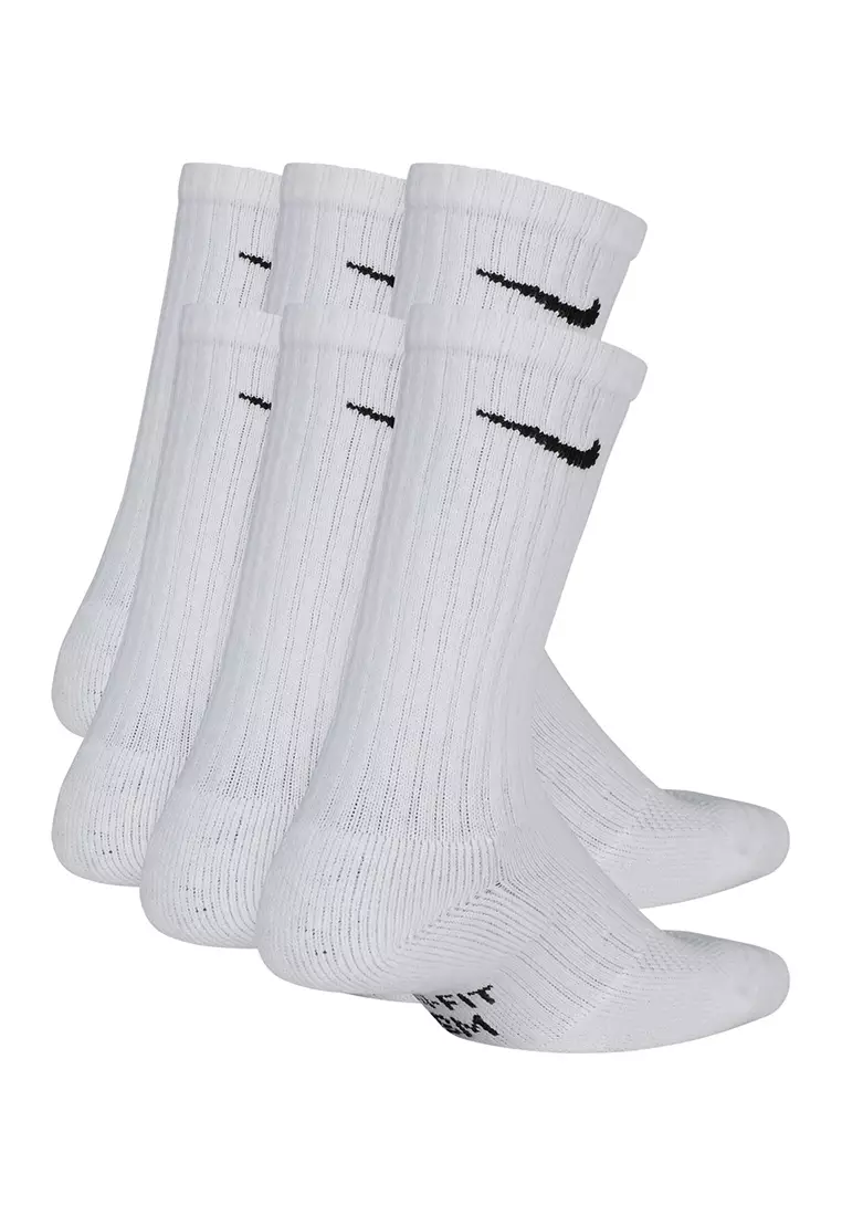Everyday Cushioned Crew Socks (6 Pairs)