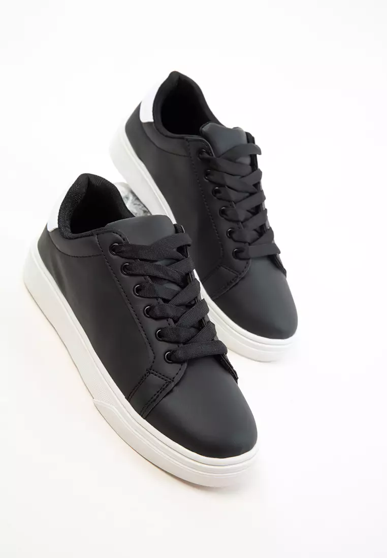 Black-White Women's Sneaker 14395