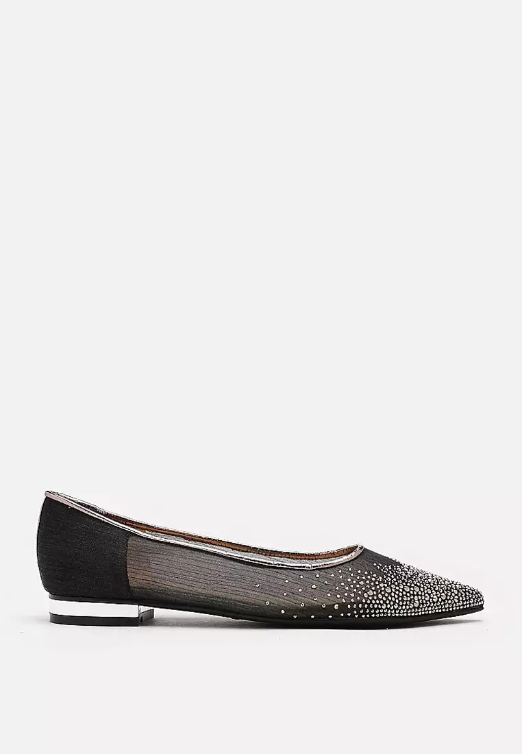 Discount on Pazzion  shoes - SKU: Skylar Embellished Flats