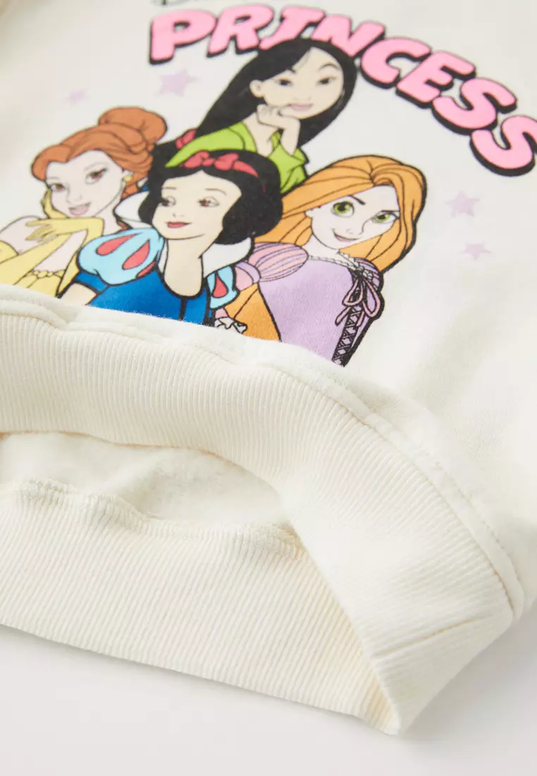 ZARA Disney Princess Printed Sweatshirt 2025 | Buy ZARA Online