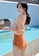 A-IN GIRLS orange Elegant Lace One Piece Bikini Swimsuit 4B540US1DE47C1GS_6