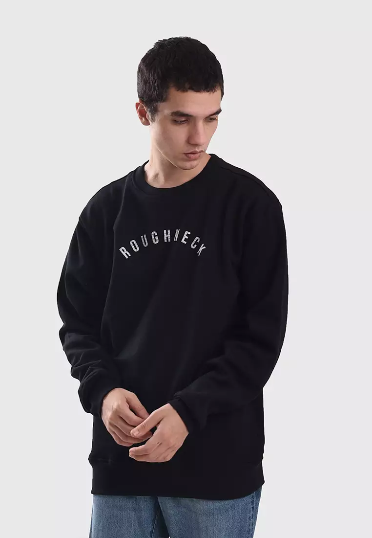 Buy Roughneck 1991 Roughneck Sig Moo Crewneck - Black SS146 2023 Online |  ZALORA Singapore