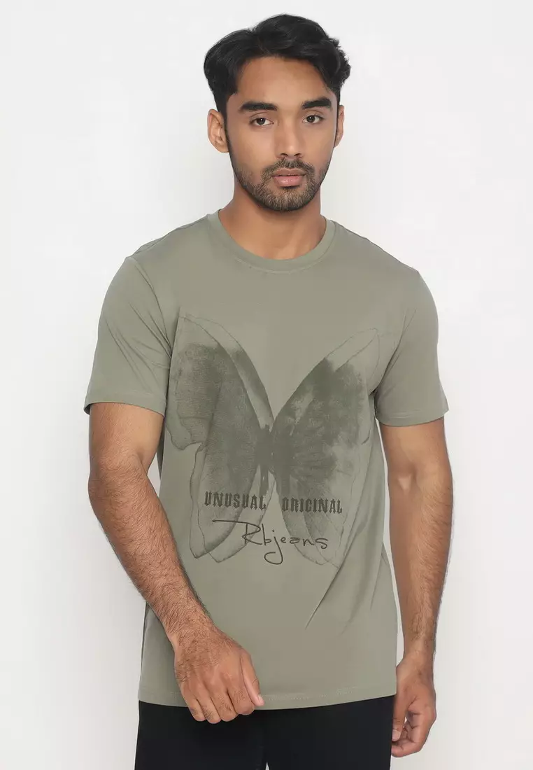 RBJ T-Shirt Cotton Spandex Pria 2562370031