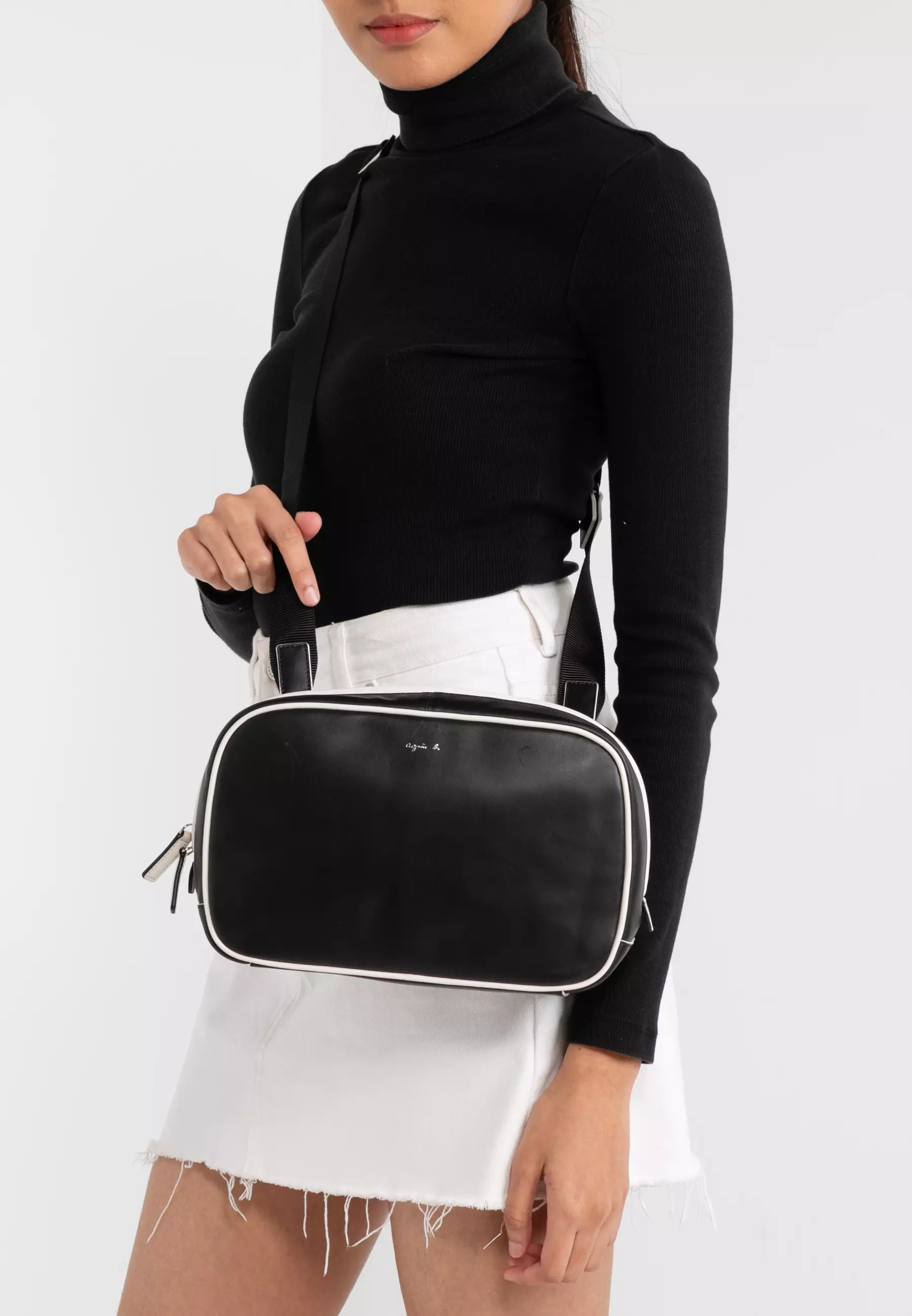 Buy agnès b. Camera Crossbody Bag 2024 Online ZALORA