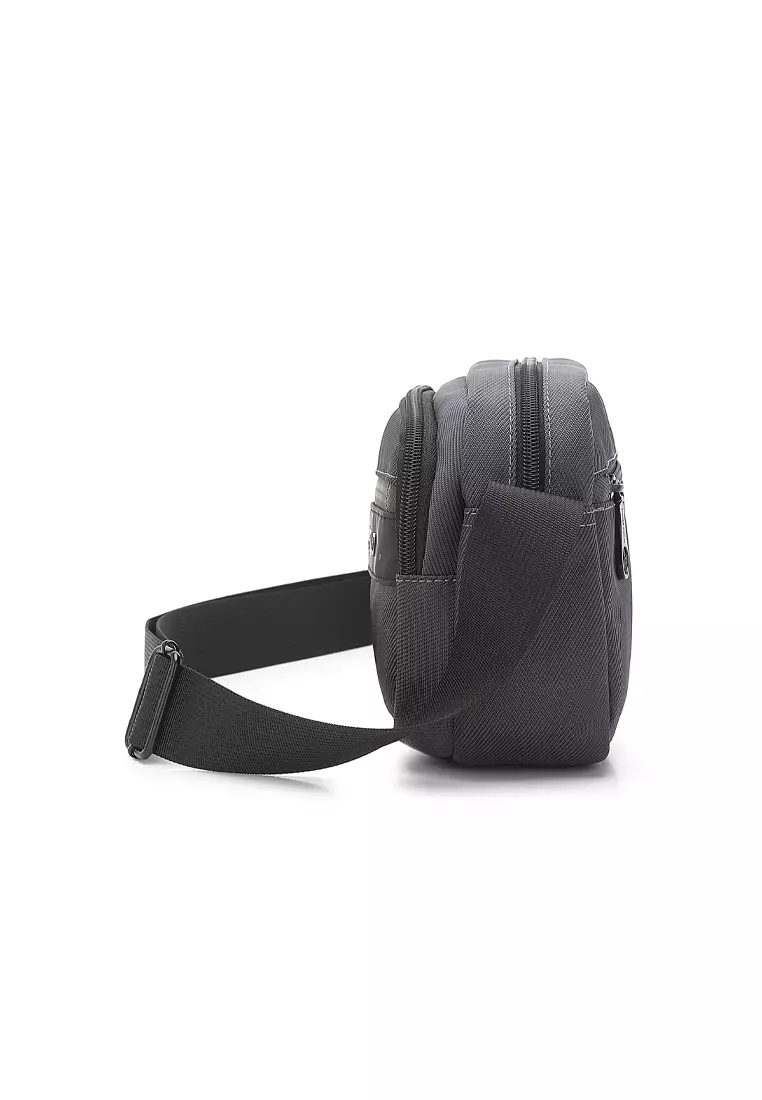 Men's Sling Bag / Crossbody Bag - Grey