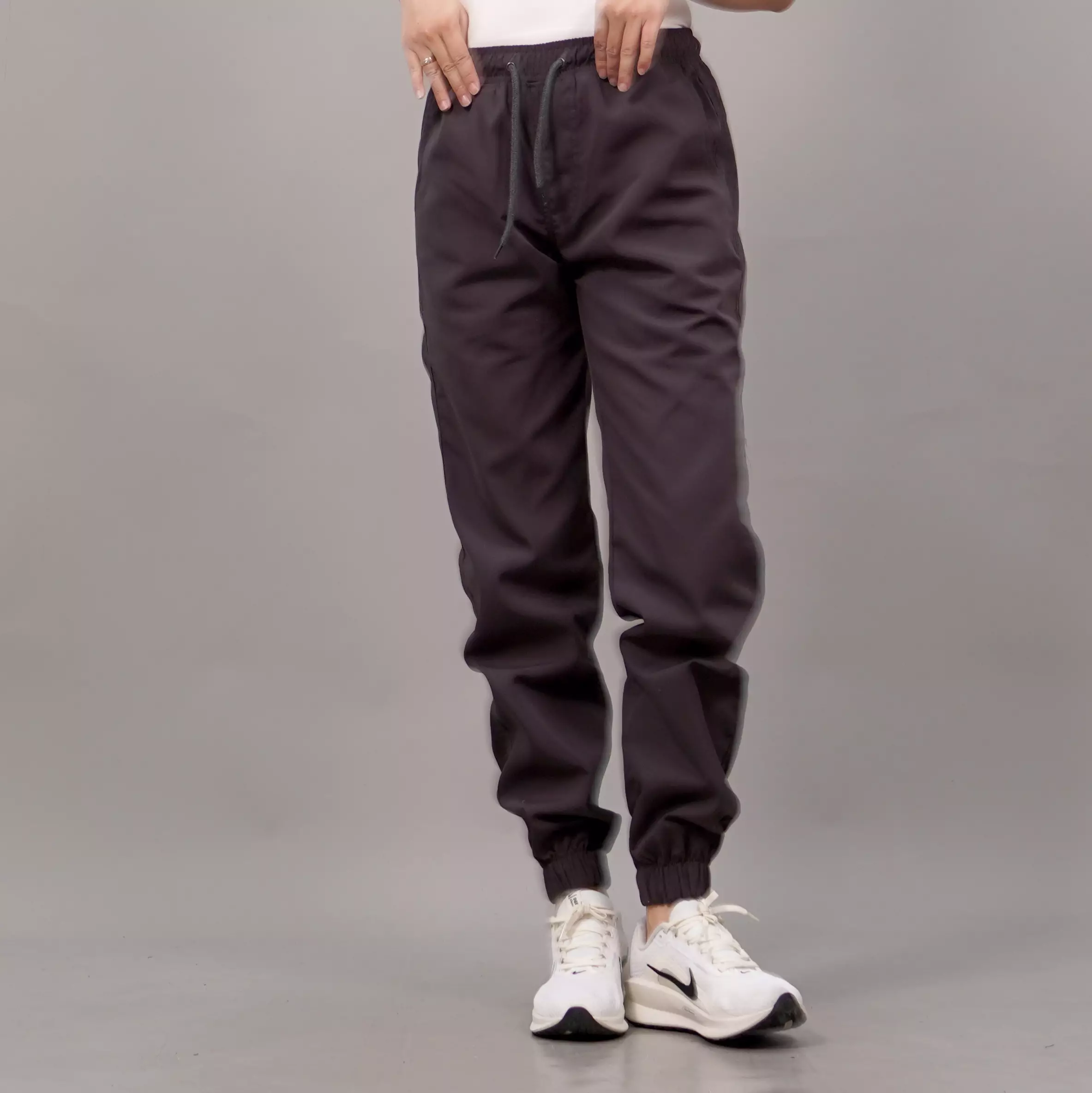 DIAN Celana Jogger Wanita Jogger Pants Wanita Celana Joger Pants - ABU