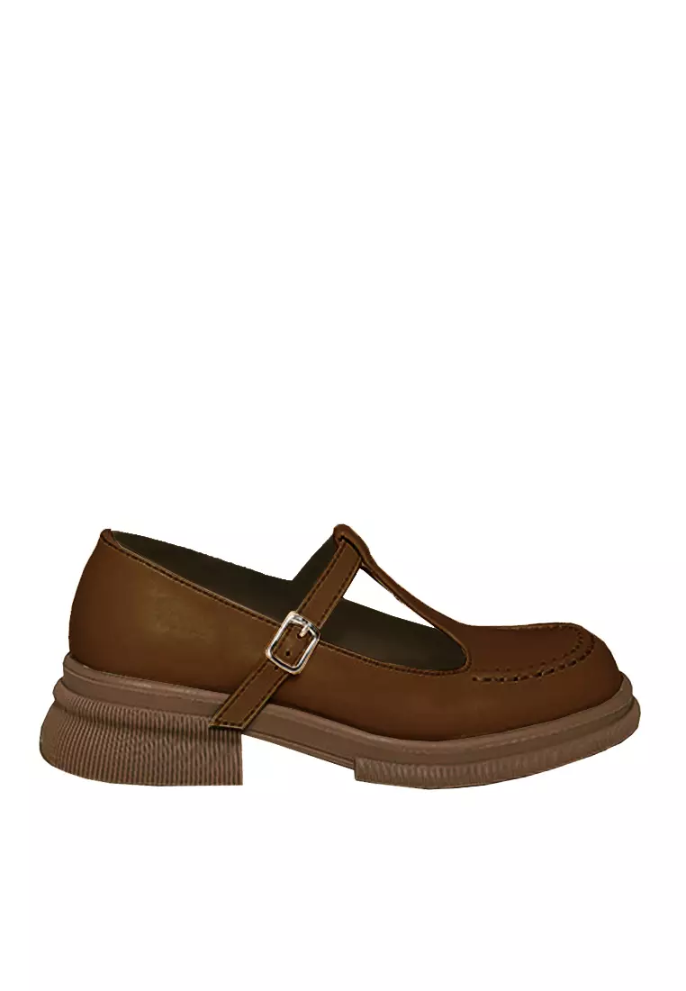 Discount on Twenty Eight Shoes  shoes - SKU: VANSA Fashionable Mary Jane Platform Mid Heel Shoes VSW-FQ1-8