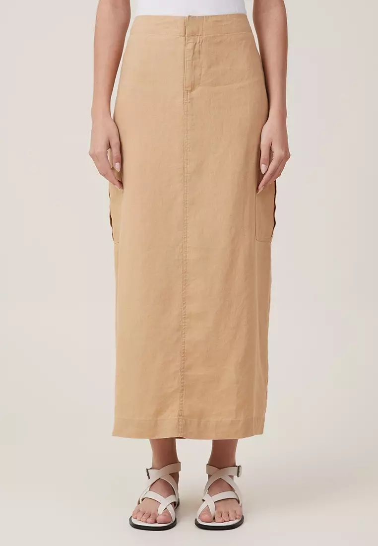 Linen Skirt, Long Maxi Linen Skirt for Women, A Line Skirt, Womens